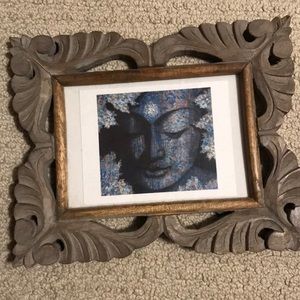 Calming Buddha stand up frame